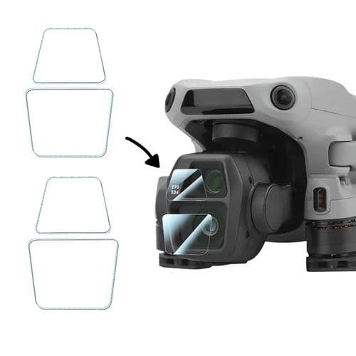 🛡️ DJI Air 3S camera lens protector • Scratch resistant tempered glass